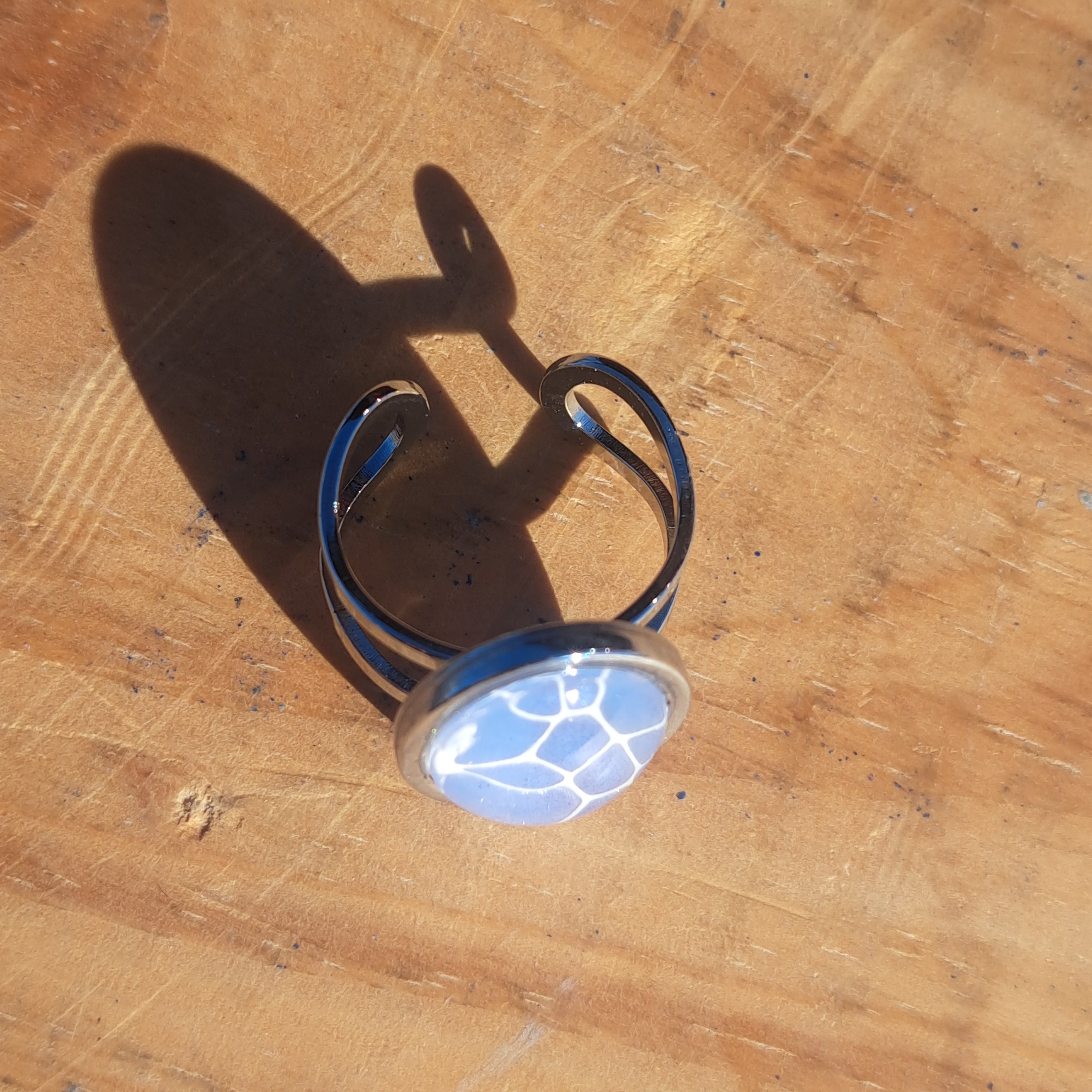 R1001 Purple Oval Ring