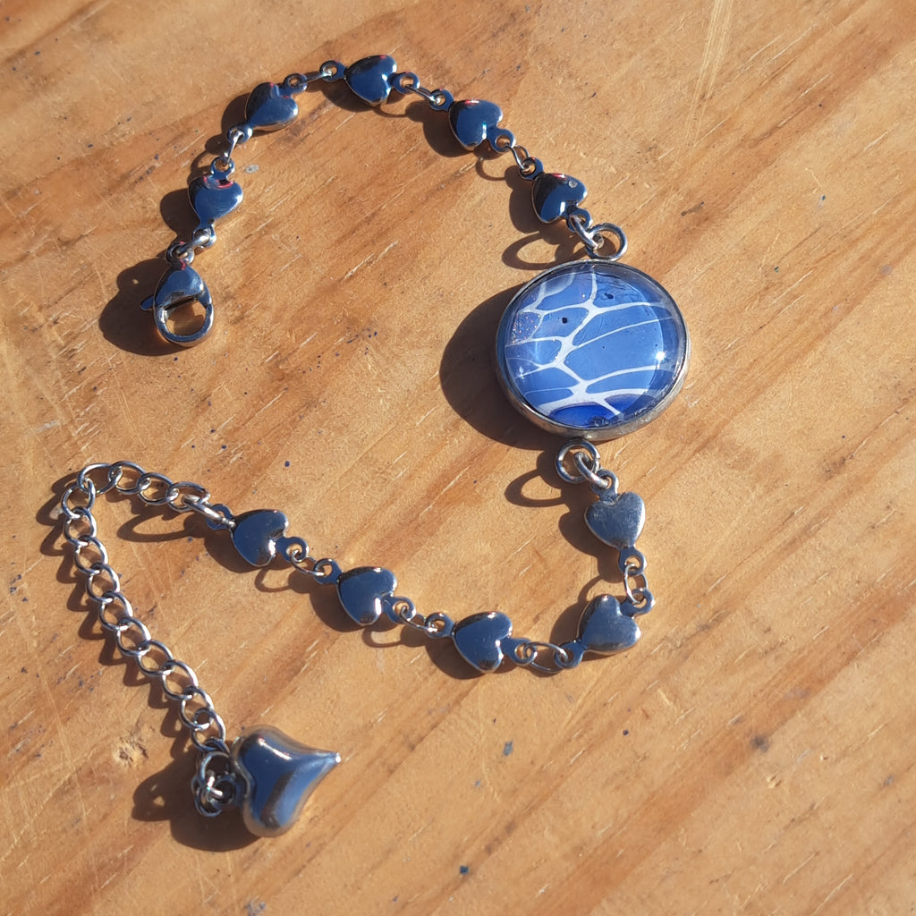 BR1004 Purple Painted Bracelet