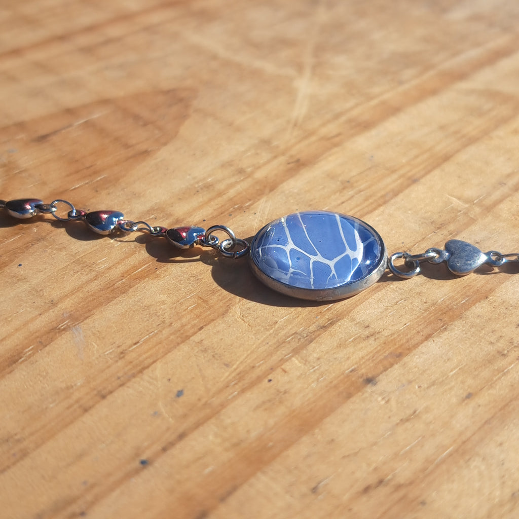 BR1004 Purple Painted Bracelet