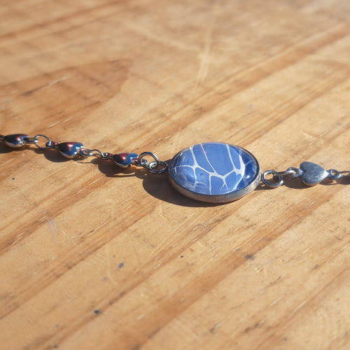 BR1004 Purple Painted Bracelet